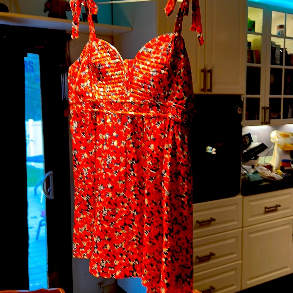 Vintage 100% silk Jack Wills Fabulously British sun dress